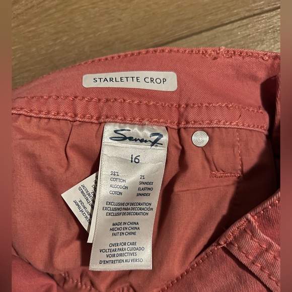 SEVEN7 Starlette Crop Pants EUC - Picture 9 of 9